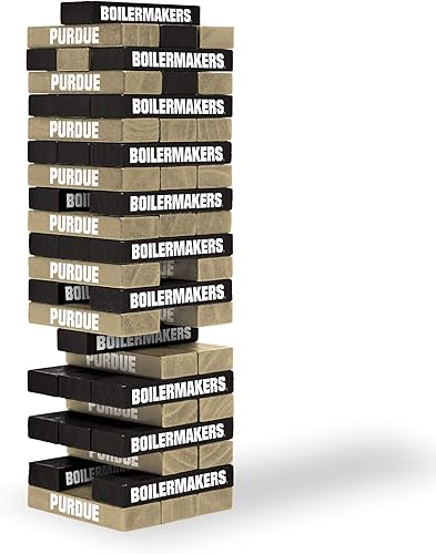 Vista 16 de Wild Sports NCAA Pro Football Tabletop Stackers Block Game for College Football Fan, Dorm Game, Tailgate