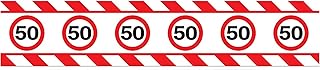 Udo Schmidt Geburtstags Absperrband 50 Jahre Party Deko Verkehrsschild Länge 15m
