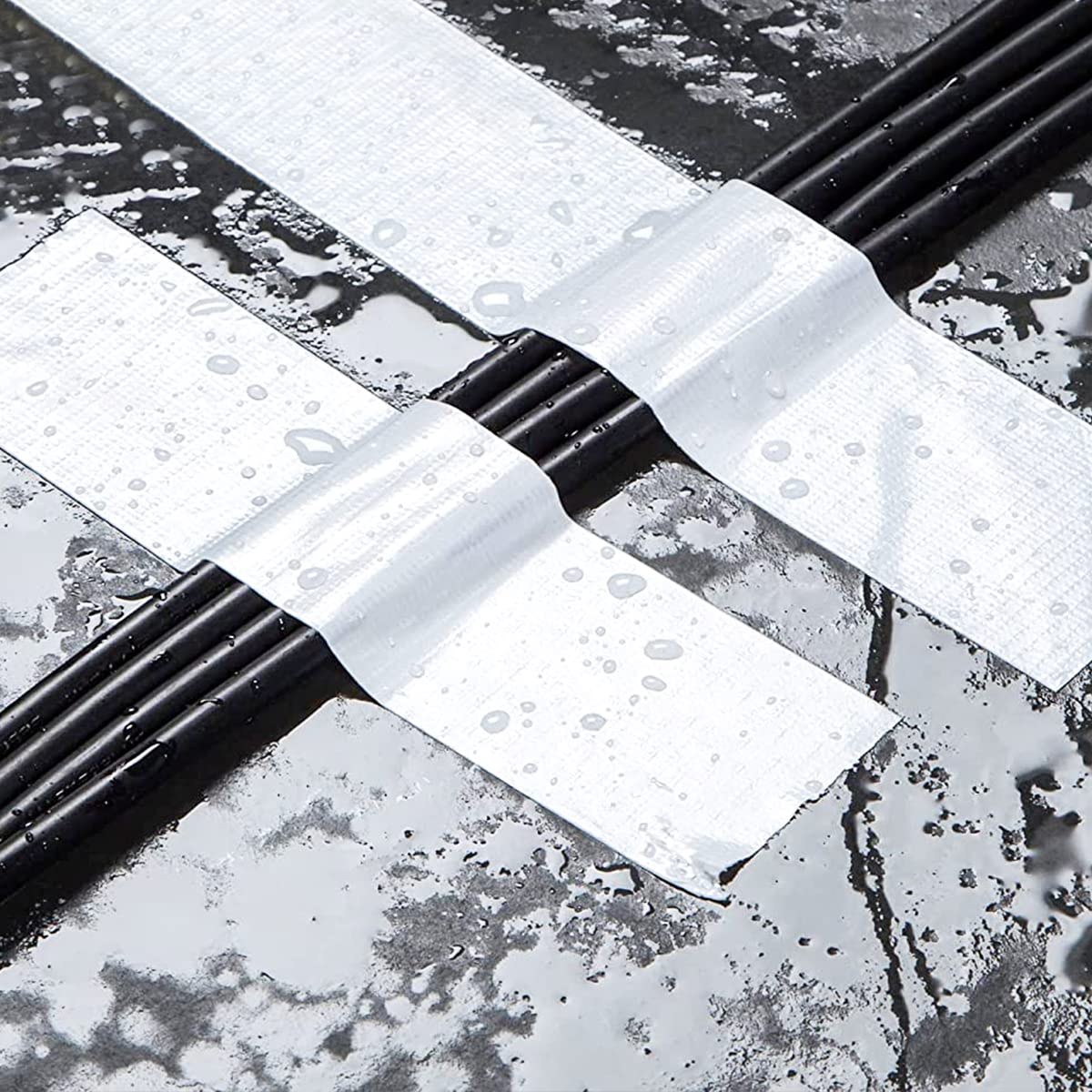 Pack De 3 Rollos Cinta Adhesiva Blanca Fuerte - 48 Mm X 45 M Cada Uno, Resistente Al Agua Para Interior Y Exterior
