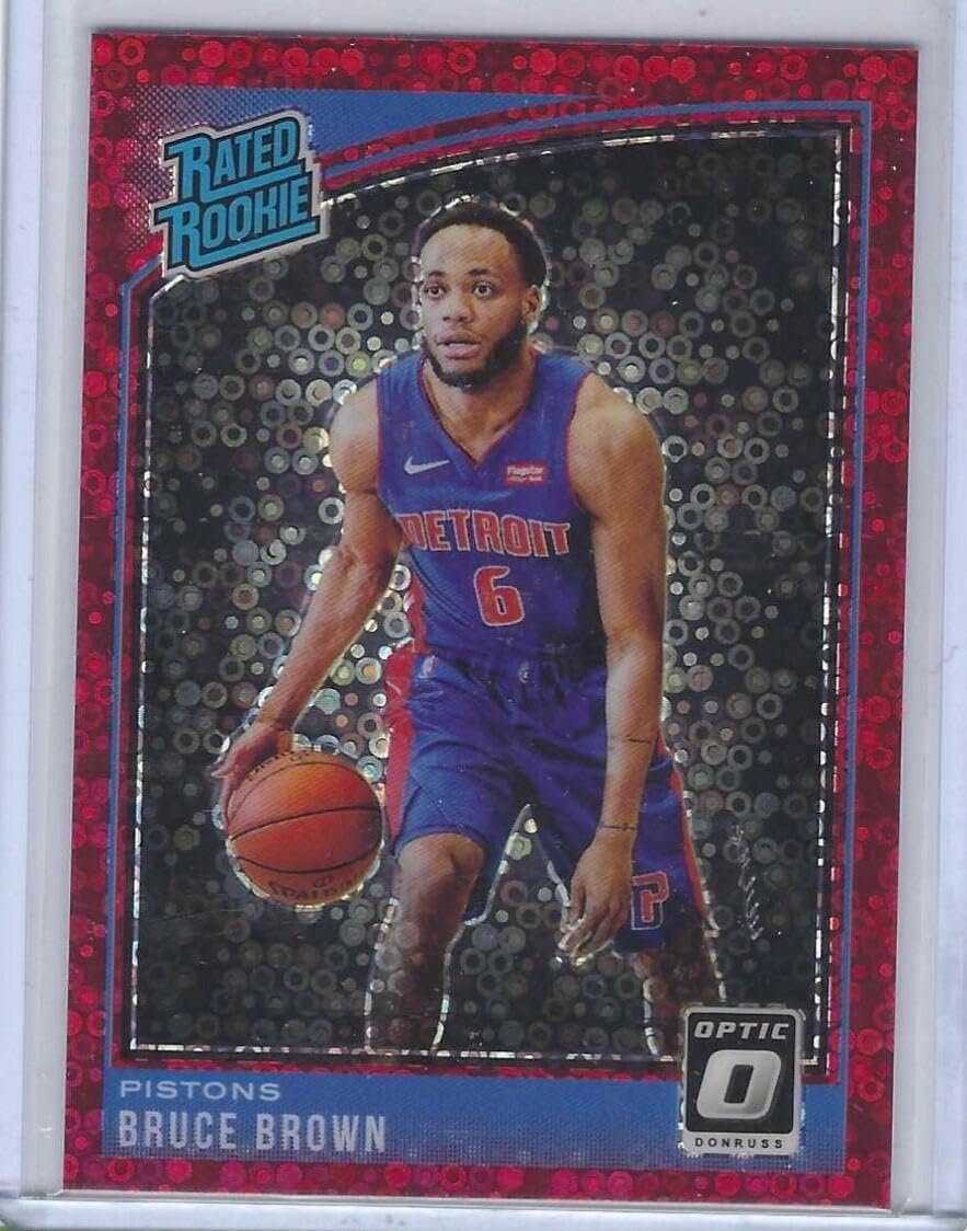 Bruce Brown 2018-19 Donruss Optic Disco Holo Rated Rookie Rc #d 44/85 - Basketball Cards