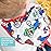 Bumkins Short Sleeve Bib for Girl or Boy, Toddler and Kids for 1-3 Years, Large Size, Essential Must Have for Junior Children, Eating, Mess Saving Soft Fabric Apron for Play, Nintendo Mario and Luigi