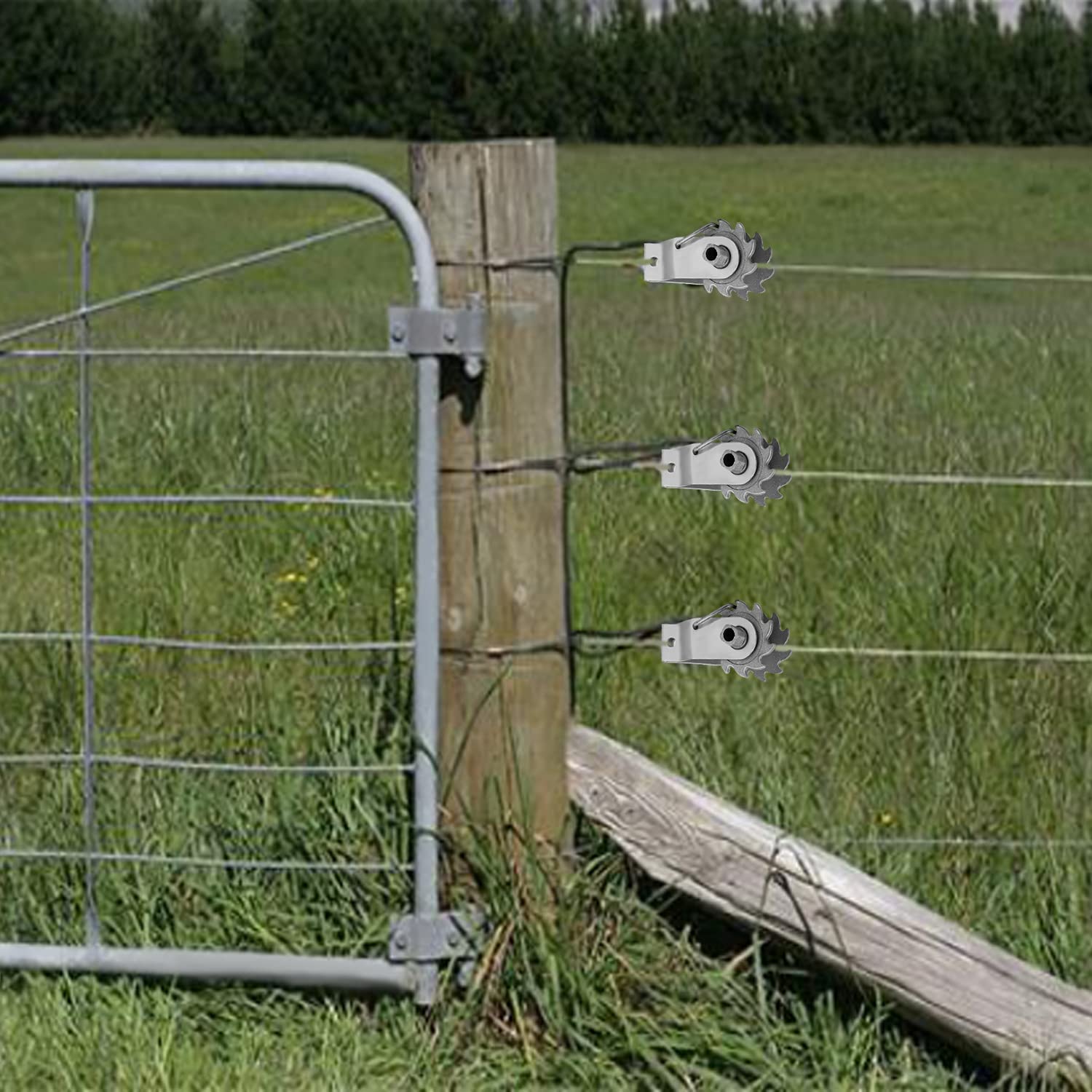 Exсluѕіvе Dіѕсоunt 90% Prісе Nisorpa Electric Fence Strainer 24pcs Heavy Duty Inline Wire Tensioner Galvanised Steel Clip Lock Wire Ratchet Tensioner for Farm Fencing Energiser Buу 2 gеt 3 Nisorpa Electric Fence Strainer 24pcs Heavy Duty Inline Wire Tensioner Galvanised Steel Clip Lock Wire Ratchet Tensioner for Farm Fencing Energiser