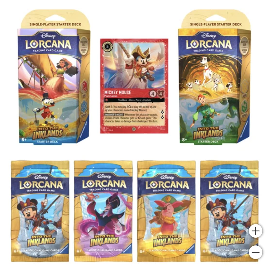 disney lorcana cards price Amazon.com: Disney Lorcana Trading Card Game, Includes 2 Ready-to-Play  Decks Each Includes 1 Booster Pack, Plus 4 Additional Booster Packs and 1  Promo Card : Toys & Games