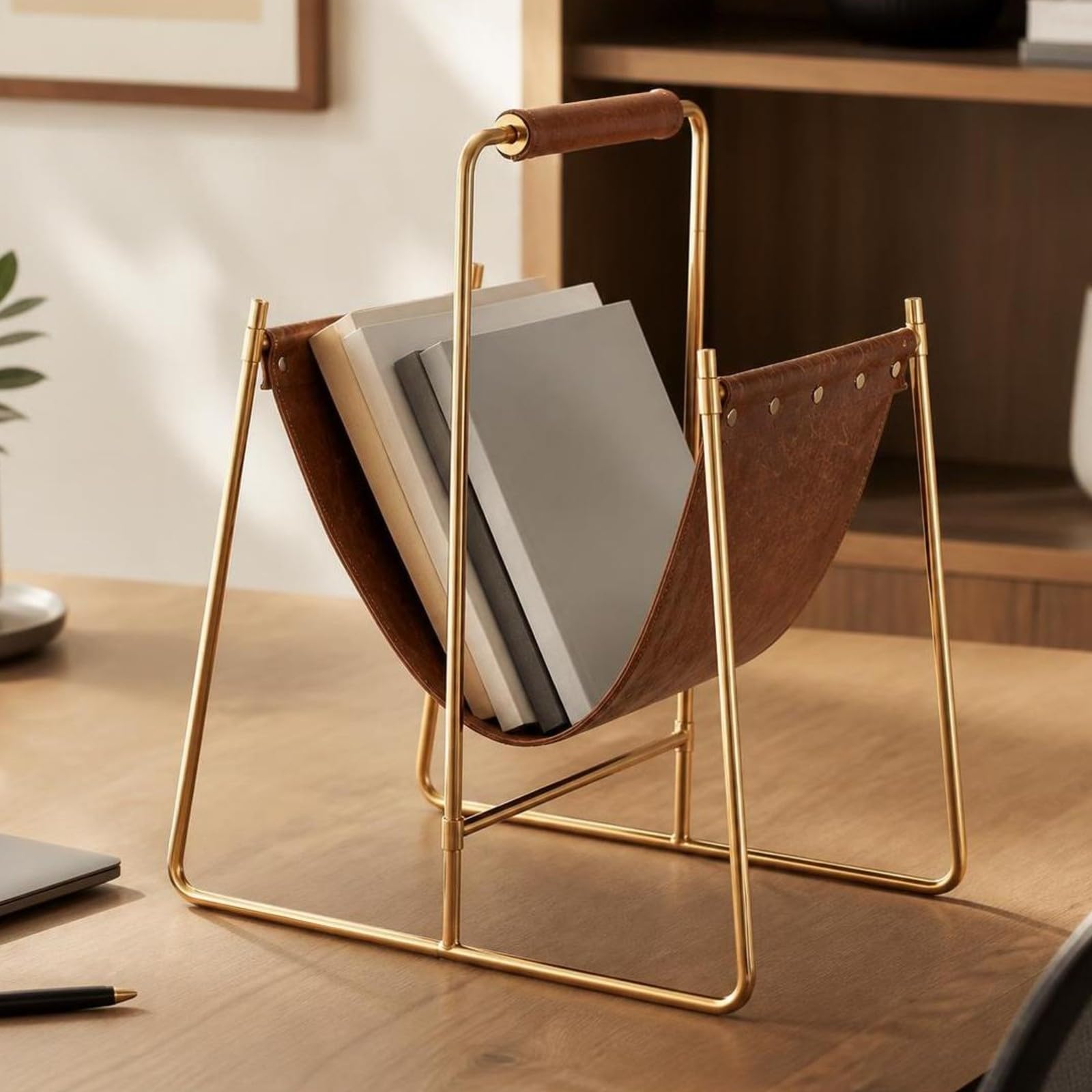 Porte-Revues avec Poignées Compact