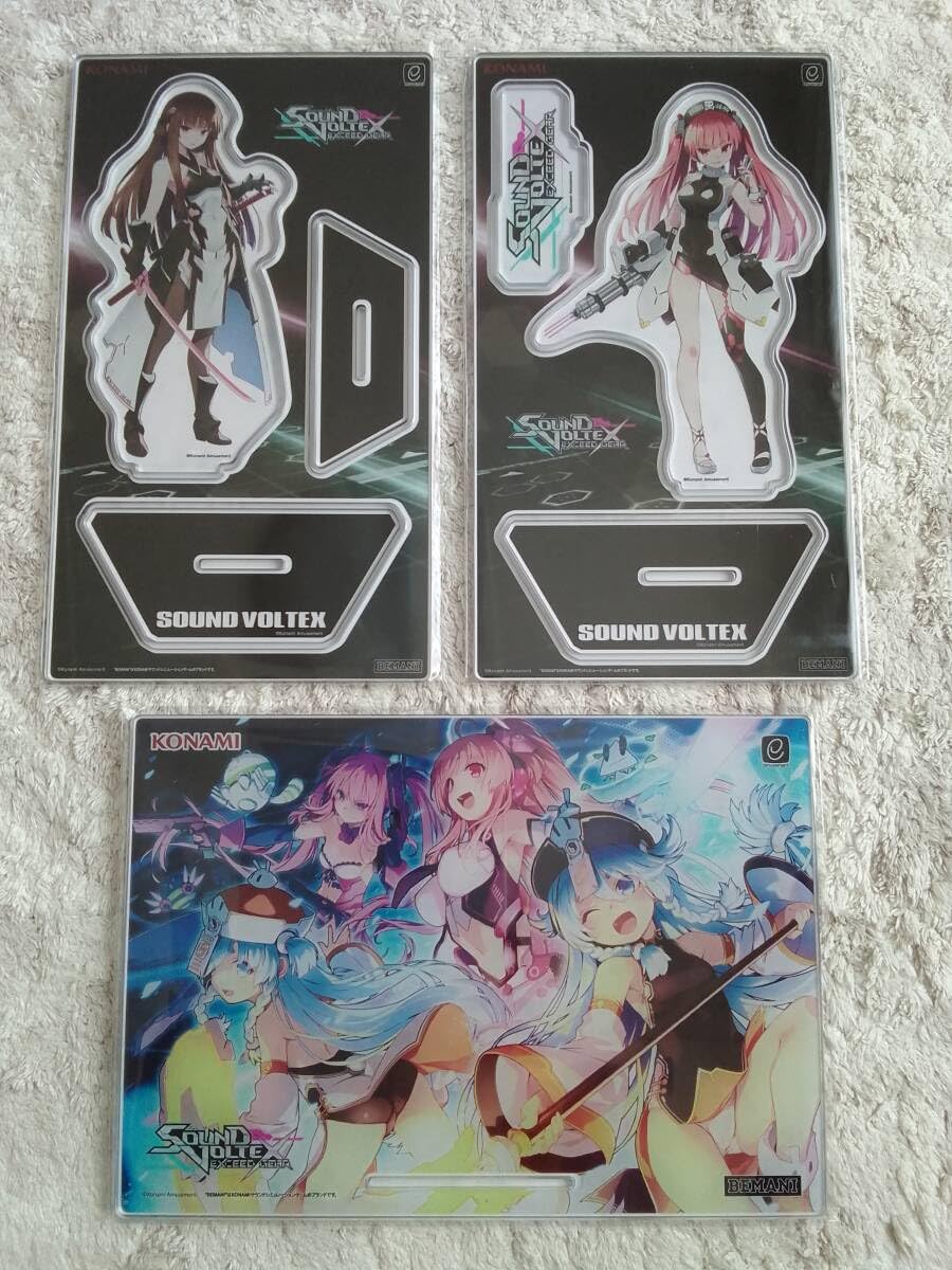 Amazon.co.jp: SOUND VOLTEX アクリルスタンド 3枚セット (レイシス 