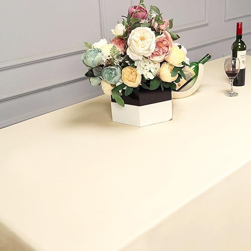 Miniatura 313 de Efavormart - Paquete de 10 manteles redondos, 120 pulgadas, resistentes a las manchas y a las arrugas, lavables, mantel decorativo de tela