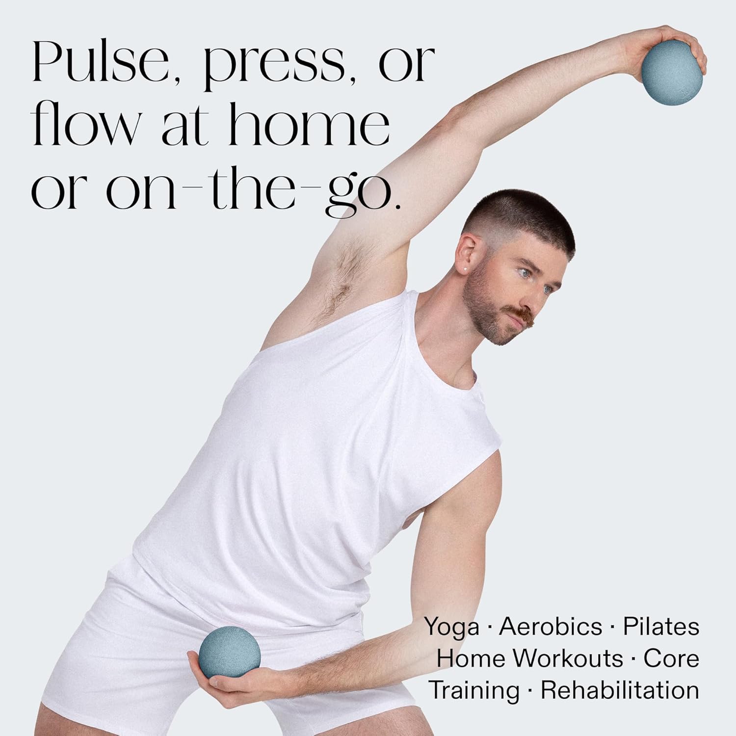 Bala Power Ball, Weighted Toning Exercise Ball for Pilates, Yoga, Home Fitness & More - Workout Ball for Strength & Core Training, Aerobics & Working Out to Improve Balance & Sculpt