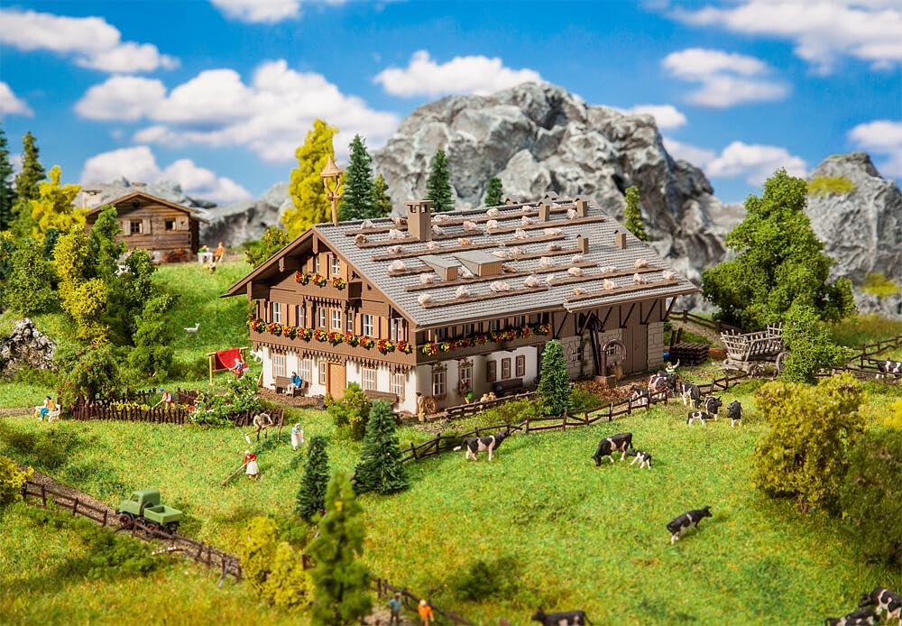 Faller - Modélisme - Grande Ferme Alpine+Grange, F232199