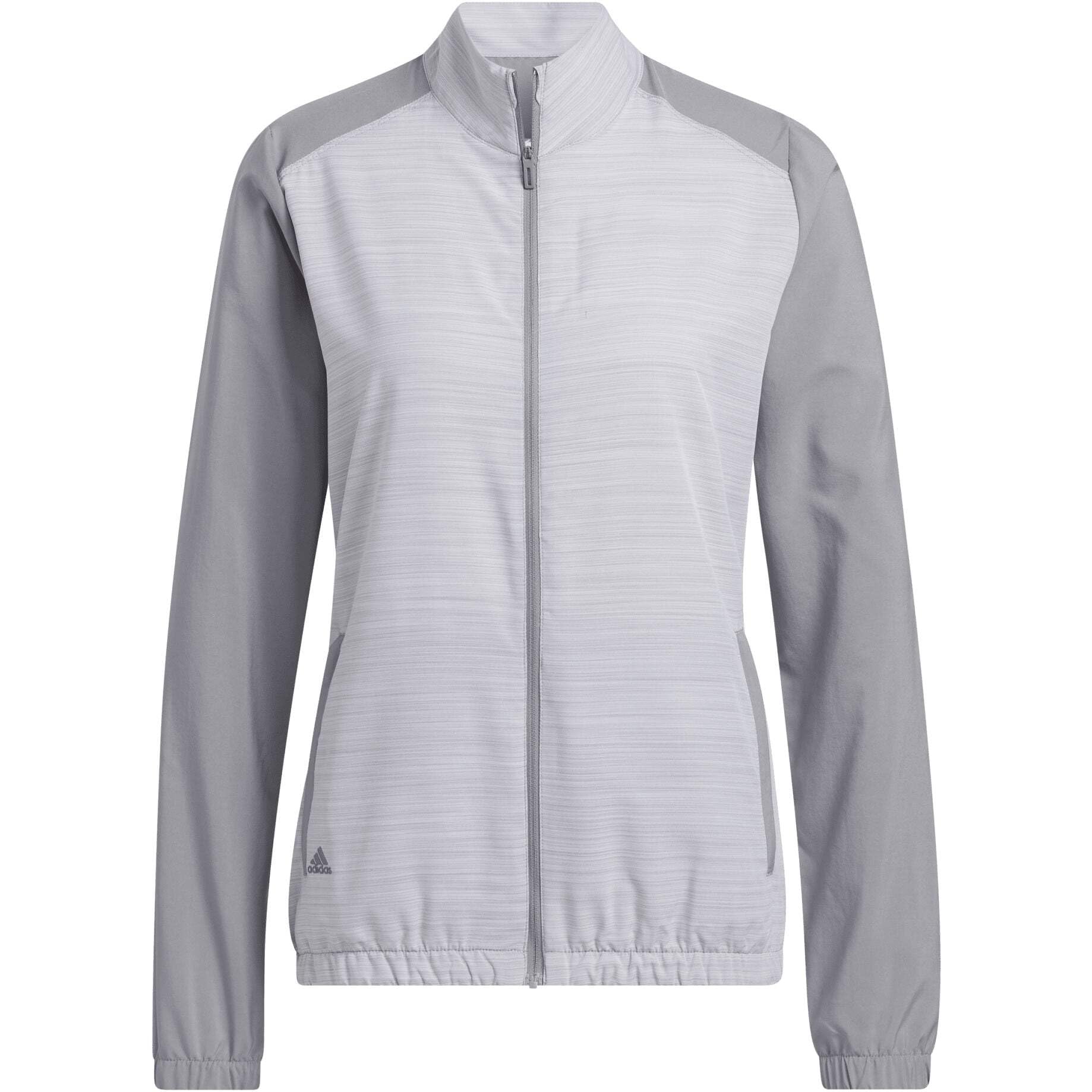 Veste coupe-vent adidas Heather Block zippée avec tissu technique haut de gamme