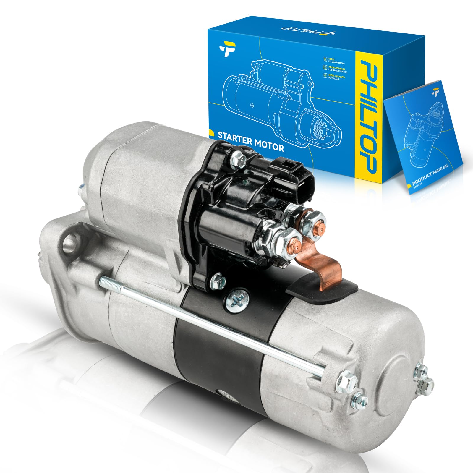 PHILTOP 19029N New Starter 3KW Replacement for Ram 2011-2019 2500 6.7T