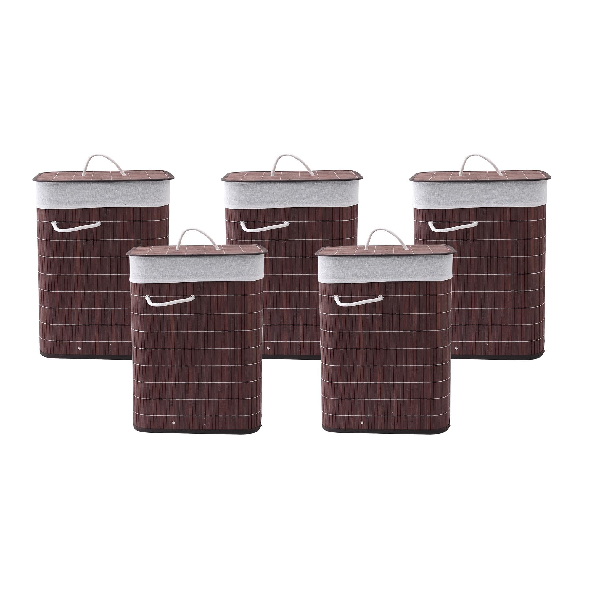 See full amazon price history chart for Kuber Industries Pack of 5 Round Bamboo Laundry Basket For Clothes With Lid | 72 Ltr Used/Washing Clothes Bag & Laundry Box - Light Brown Kuber Industries Pack of 5 Round Bamboo Laundry Basket For Clothes With Lid | 72 Ltr Used/Washing Clothes Bag & Laundry Box - Light Brown (B0D9JSND6C) Amazon Price History, Amazon Price Tracker