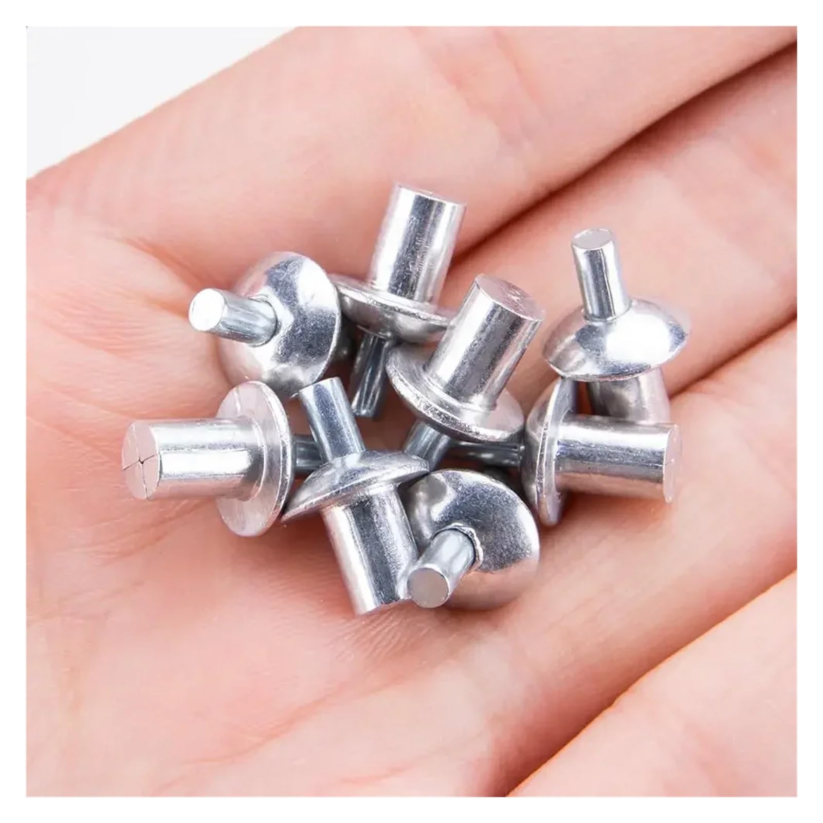 remaches ciegos, Remaches de martillo, sujetadores expansión aleación aluminio, varilla acero inoxidable, tornillos accionamiento, herramienta Hardware clavos(5x9mm,50PCS)