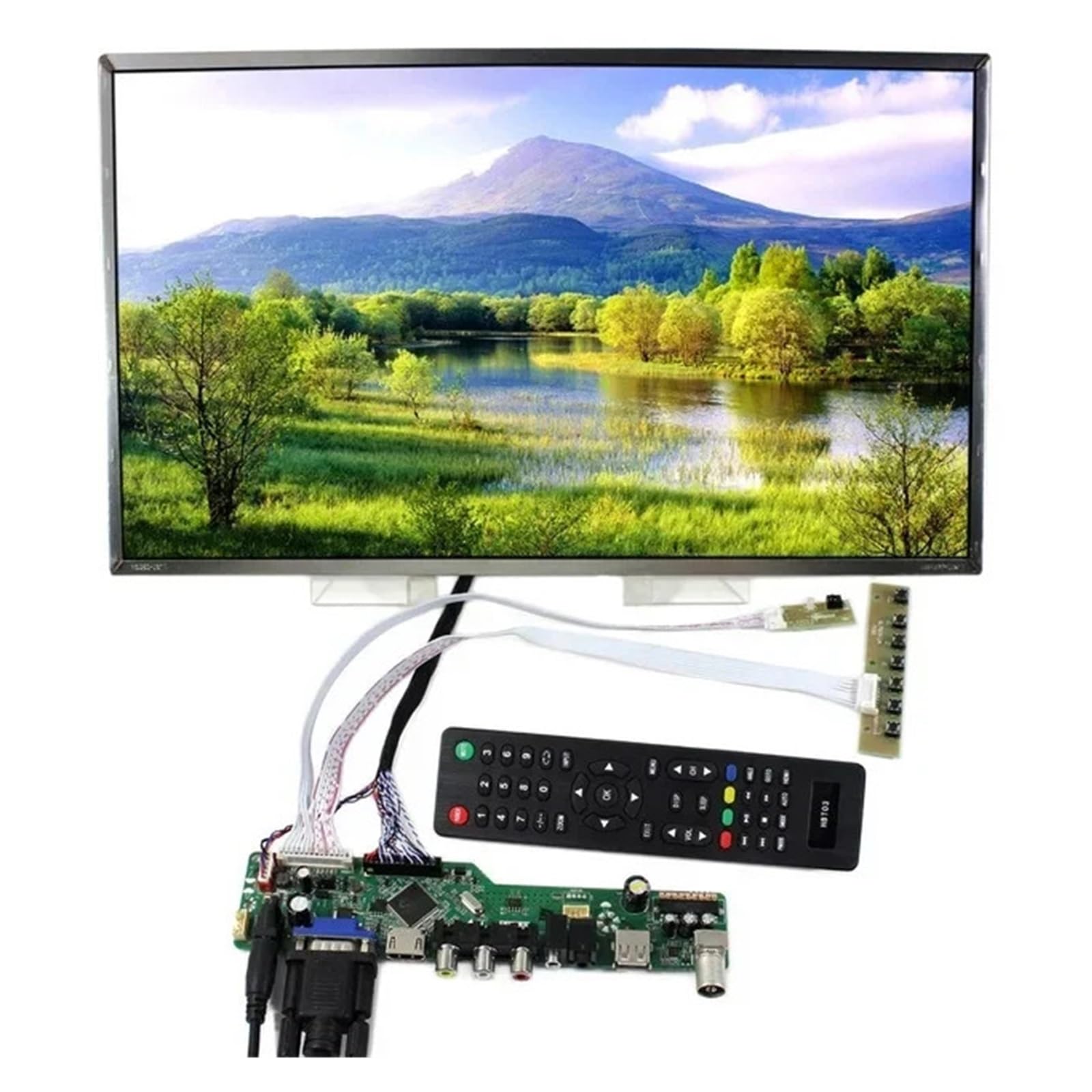 Scheda Driver Del Controller LP156WH2-TLEA Kit 1366X768 USB 15.6 "LCD LED Kit Driver EDP A 40 Pin | LVDS TV Pannello AV Schermo VGA Telecomando