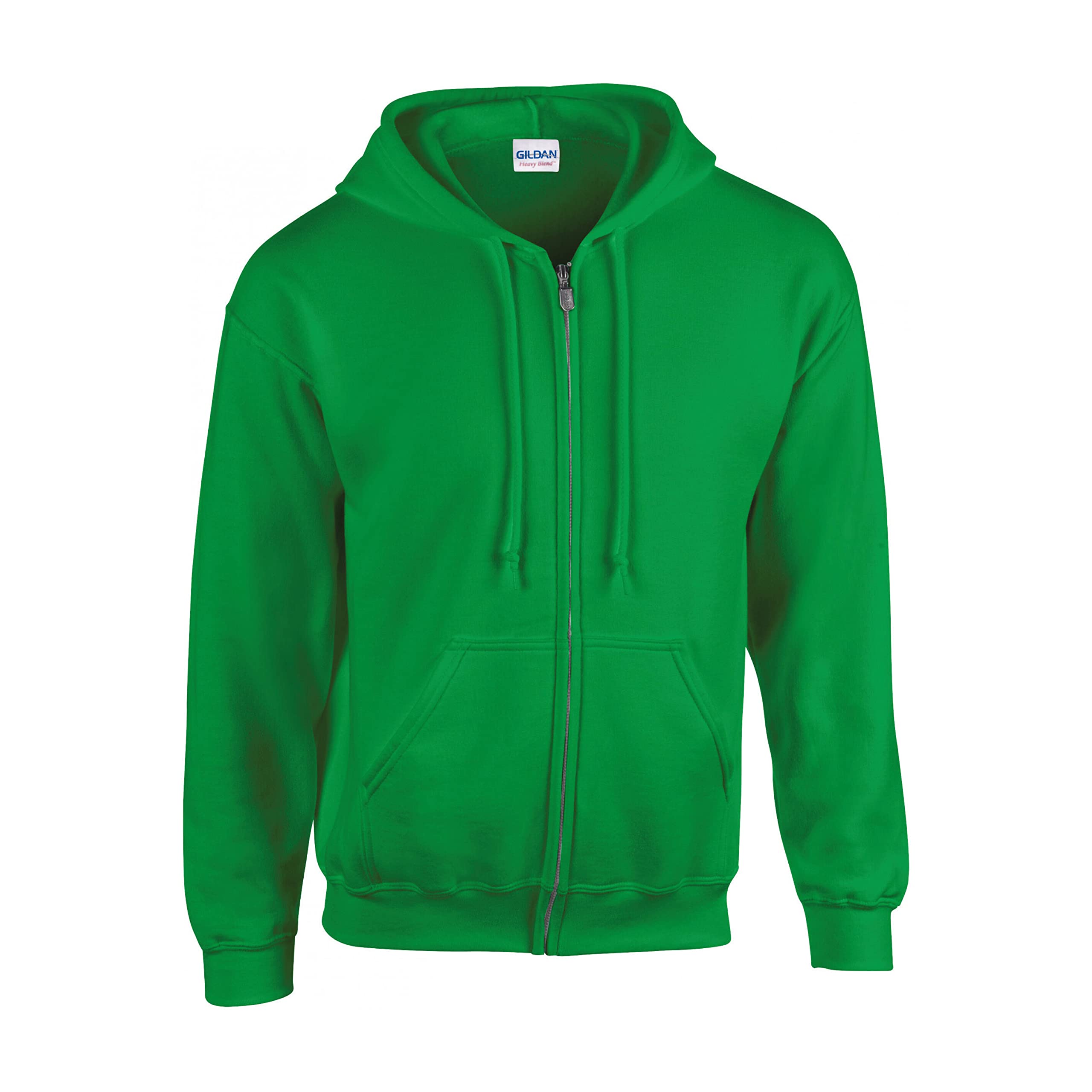 Gildan 18600 Heavy Blend Adult Full Zip Hooded Sweatshirt Irish Green