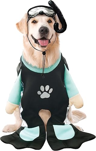 Miniatura 3 de Disfraz de kimono dorado para perro, talla M