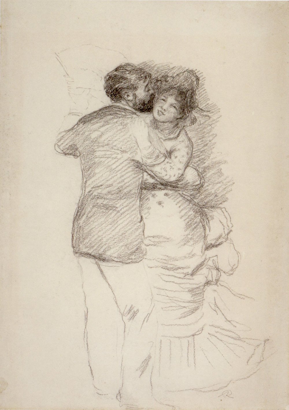 Impression Renoir Study for Dance in The Country Pencil