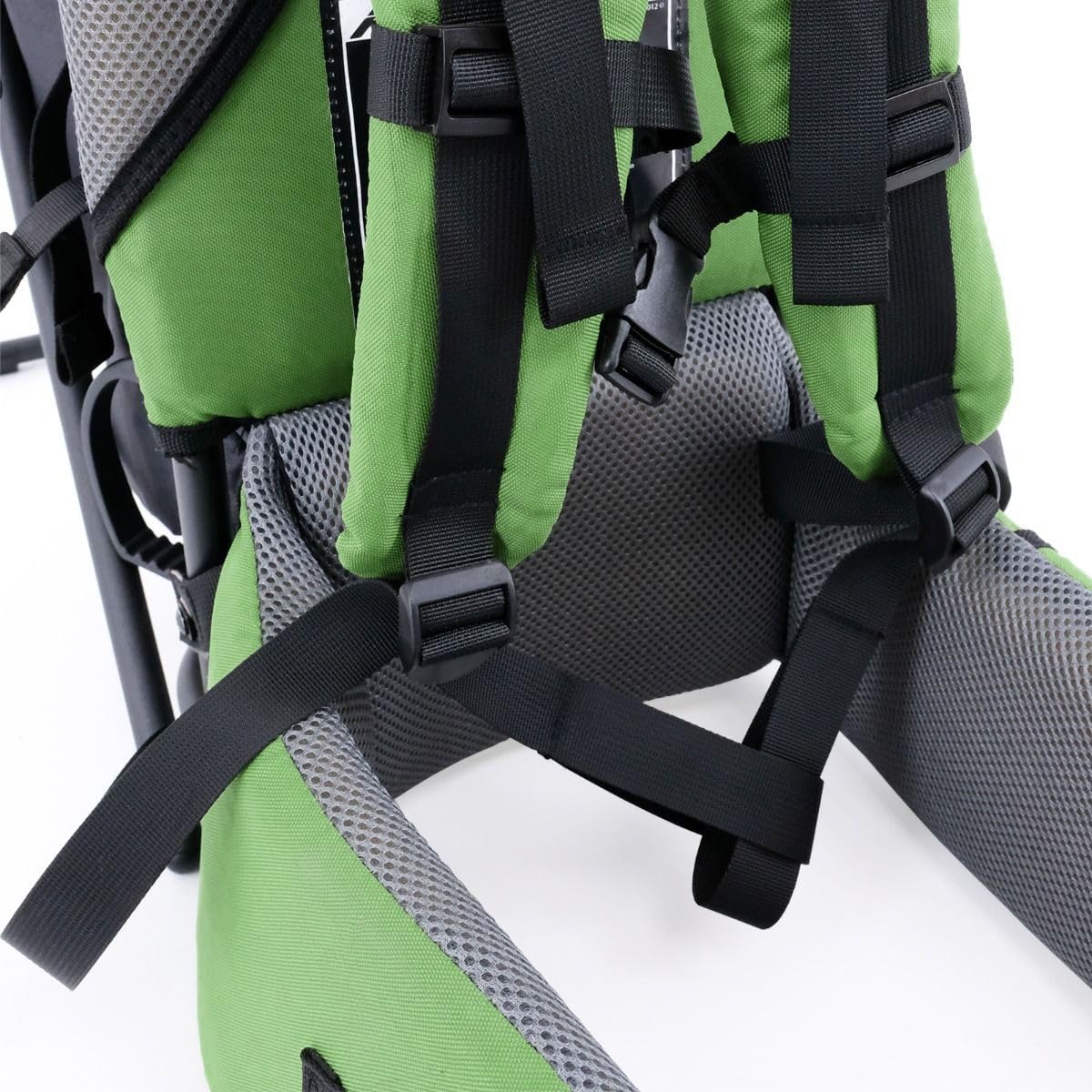 Lil' Boss Mochila Portabebés de Senderismo FASports, Ergonómica para Niños de 20–25 kg, con Techo para Lluvia y Sol, 50 x 38 x 90 cm