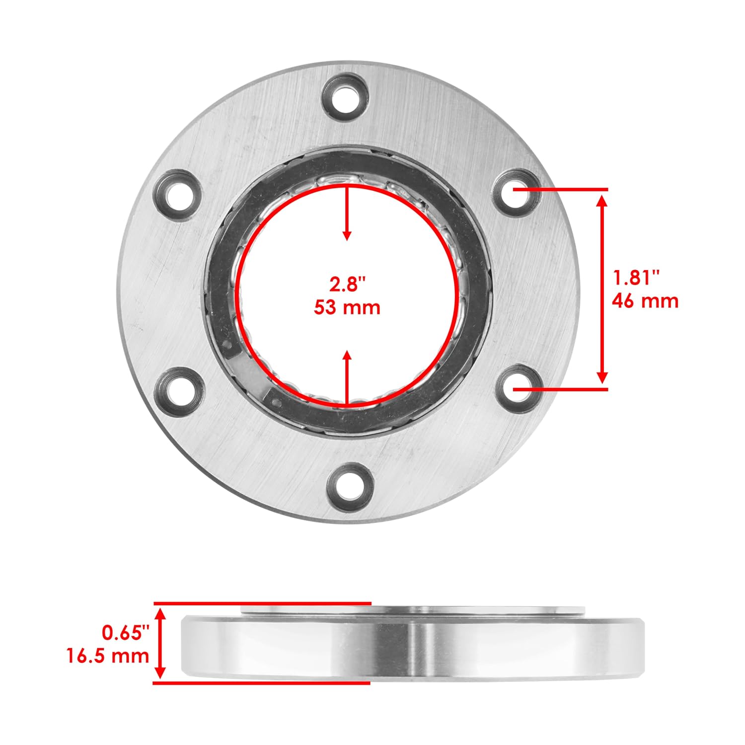 Caltric Starter Clutch One Way Bearing Compatible with Yamaha 5Lp-15590-00-00
