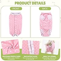 Vista 3 de Pañales para perros, mameluco de período para hembras, bragas sanitarias para perras, pañales térmicos para perros pequeños y medianos, puntos