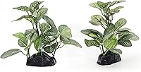 Vista 5 de 5 plantas artificiales para pecera, plantas de seda para peces Betta, pecera pequeña Betta, hierba, decoración acuática