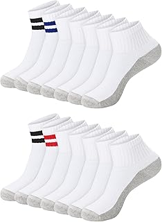 Hanes Men's Ankle Socks Pack, 14-Pair Pack, X-Temp, Moisture Wicking, Cushioned, Odor Protection