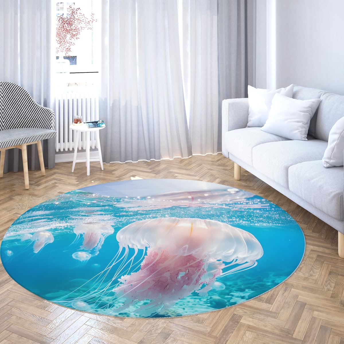 Tapis antidérapant et lavable pour sécuriser le salon et la chambre