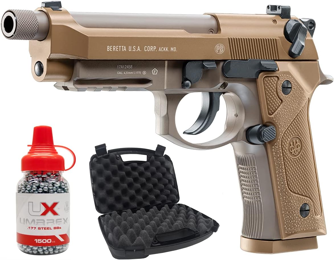 Wearable4U Beretta M9A3 Blowback Air Gun Full Auto BB CO2 Pistol Bundle