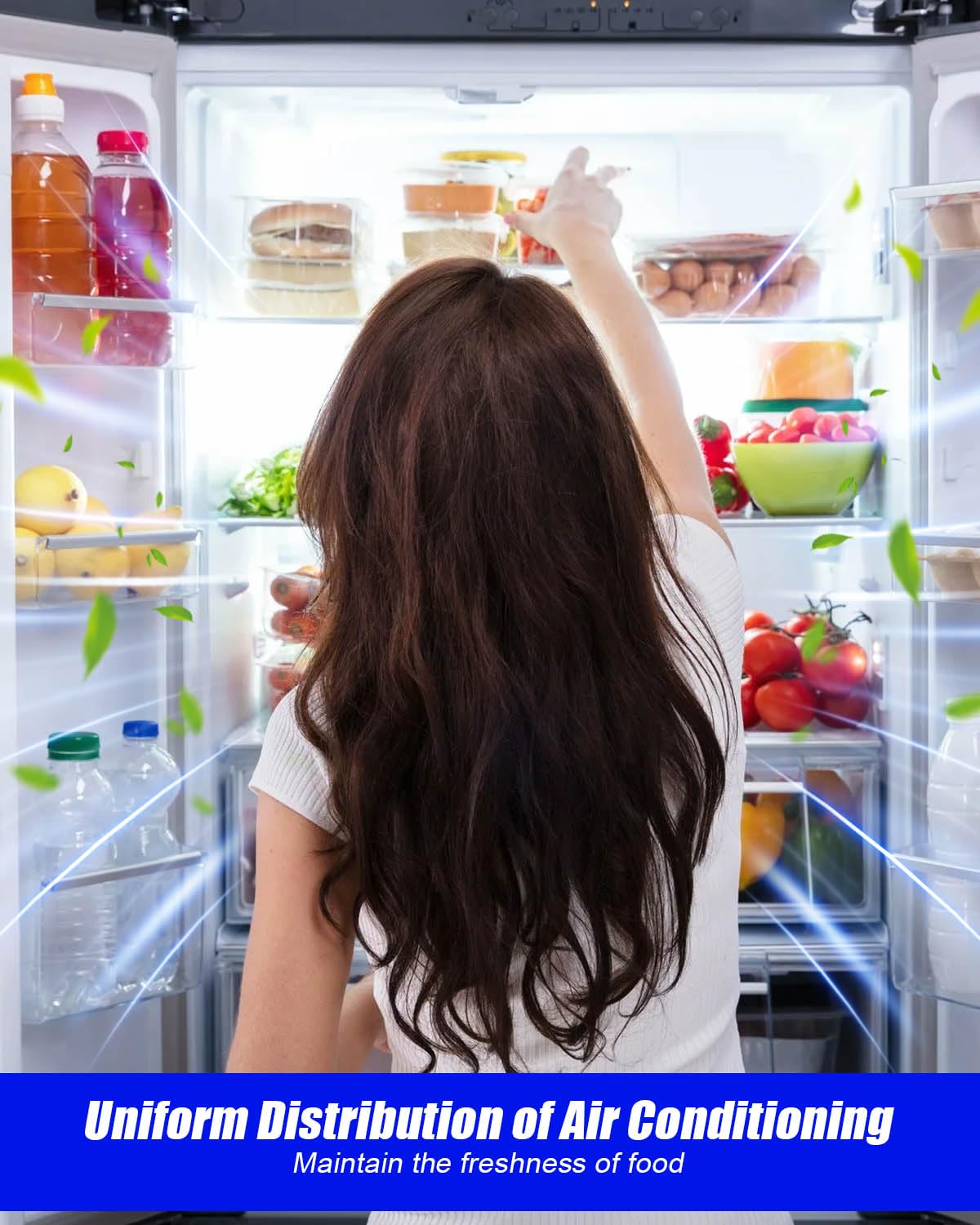 Refrigerator Evaporator Fan Motor Fit for Electrolux Frigidaire FRT18HS6JW1 FRT18HS6JW2, Freezer Cooling Fan Motor Replace AP4343697 1465278 2331827 SM4301 241854301 5303918549