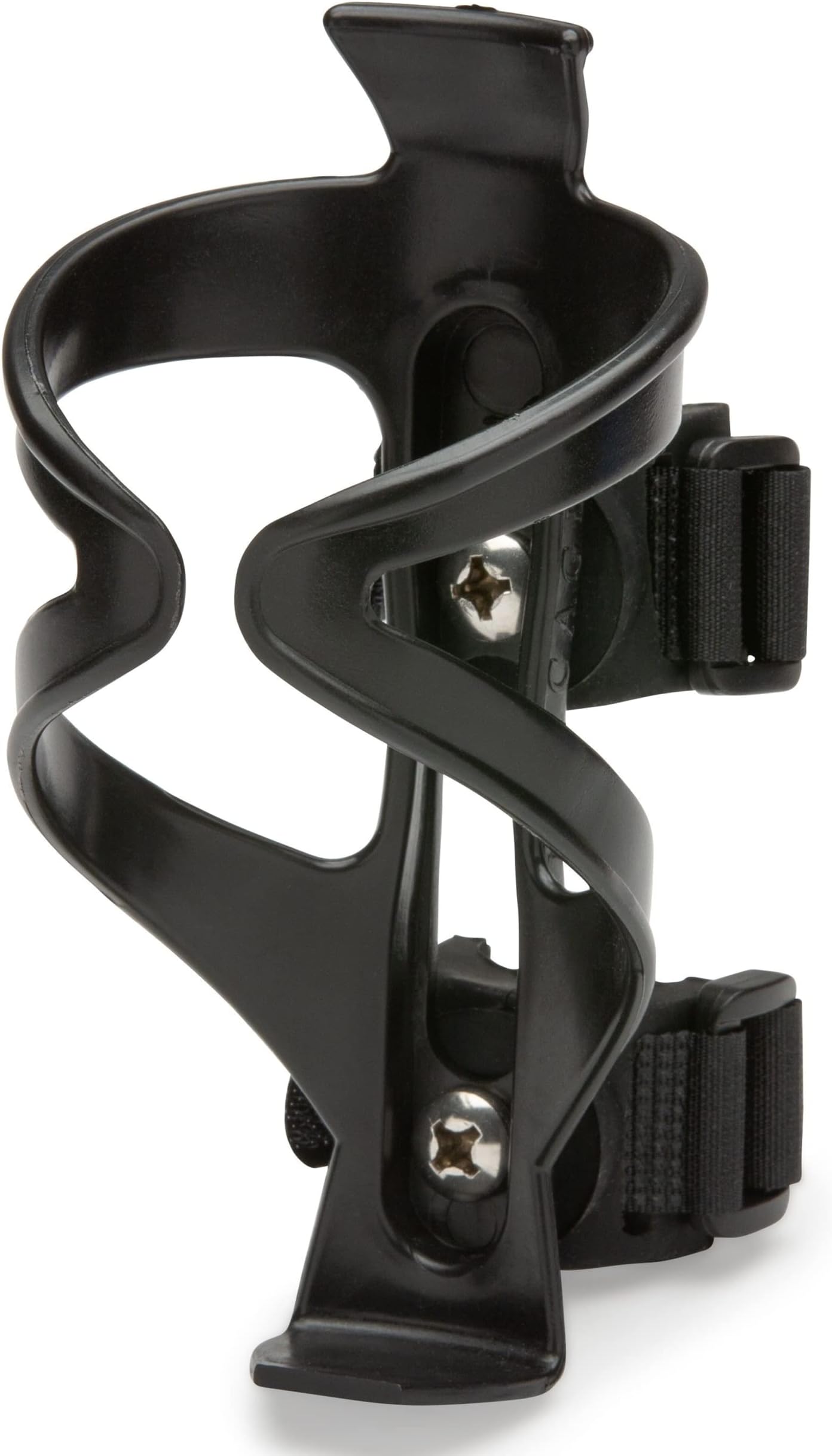 Life Mounts - Cup Holder for Mobility Devices - Stay Hydrated on The Go - Made for Walkers, Wheelchairs, Rollators and More - Hands-Free Cup Holder - 360 Degree Mounting Black