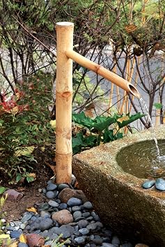 Bamboo Accents Traditional 36 inch Bamboo Fountain Without Pump