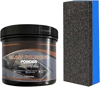 窓用オイルフィルム除去剤 | 80g・スポンジ付き | 自動車・ウィンドウ・用・油膜・クリーナー - フロントガラス ミラー セダン レクリエーショナルビークル トラック ミニバン キャンピングカー 初心者向け