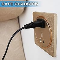 Vista 7 de Cable de alimentación de CA de 6.6 pies de repuesto para sillas reclinables eléctricas o elevadoras Okin, Limoss, Pride, Lazboy, Berkline y más