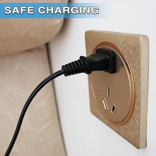 Miniatura 7 de Cable de alimentación de CA de 6.6 pies de repuesto para sillas reclinables eléctricas o elevadoras Okin, Limoss, Pride, Lazboy, Berkline y más