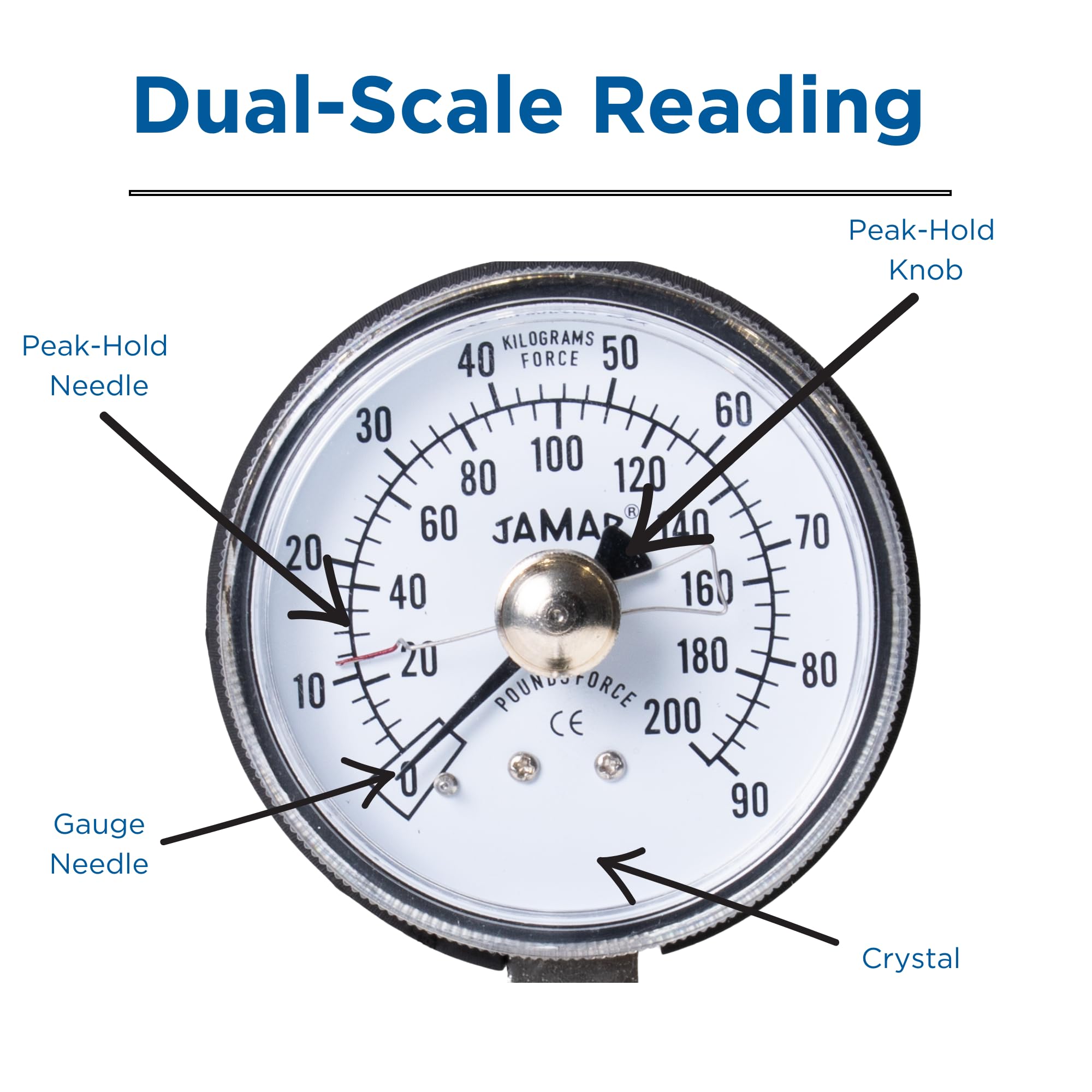 Jamar Hand Dynamometer - Grip Strength Tester -4