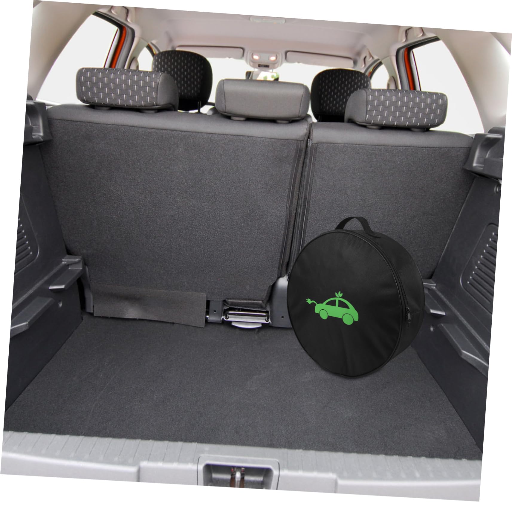Luxshiny Estuche Organizador para Cargador De Vehículos Eléctricos Portátil y Resistente, Bolsa Redonda y Antichoque para Cables De Carga Ev, Adecuado para Viaje y Uso En Coche