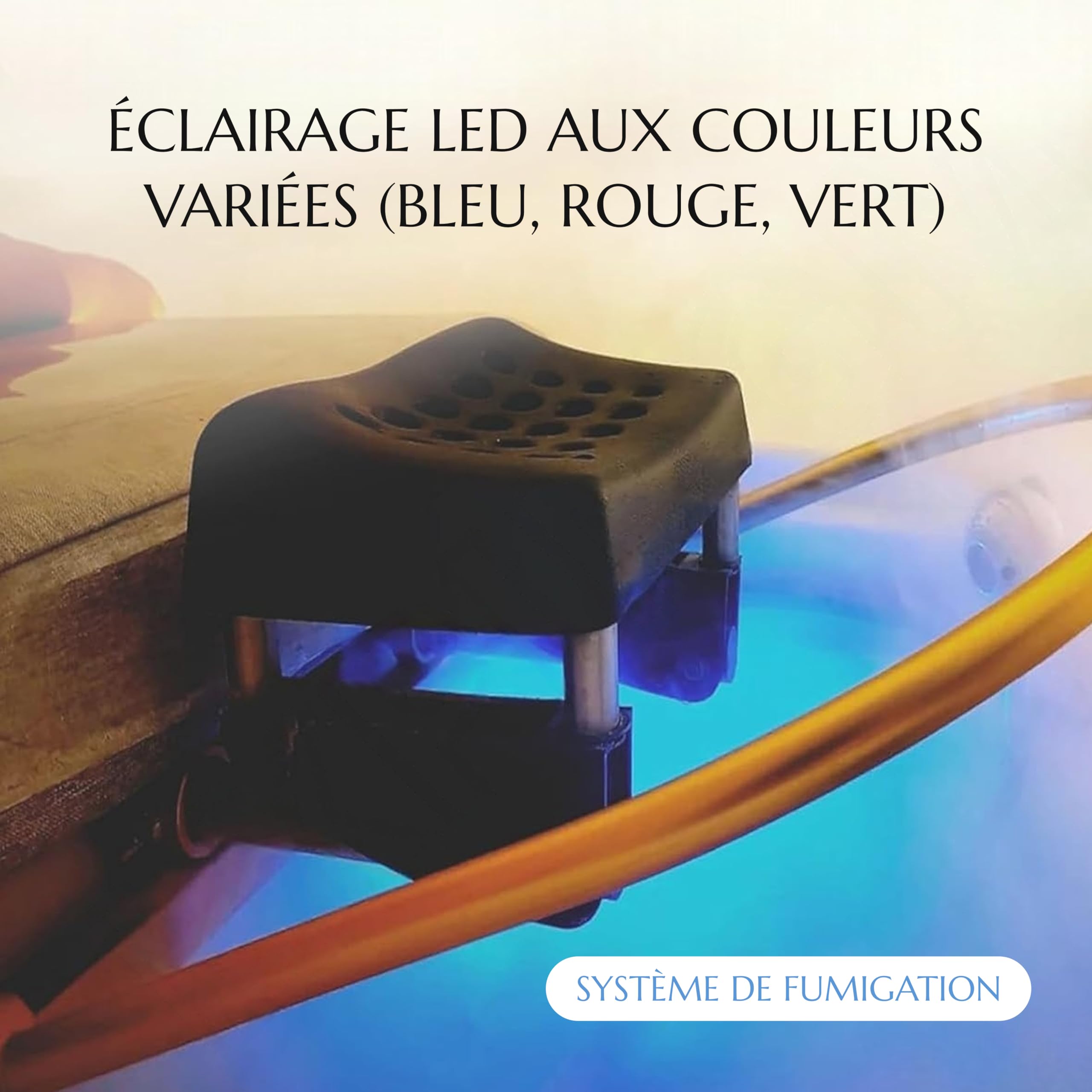 Fauteuil massant Head Spa – Massage Dos & Mollets, Arrivée Eau Chaude/Froide - Vasque Acrylique – Matelas Confort 14 cm - Installation Facile - Matériel Professionnel – Garantie 1 An