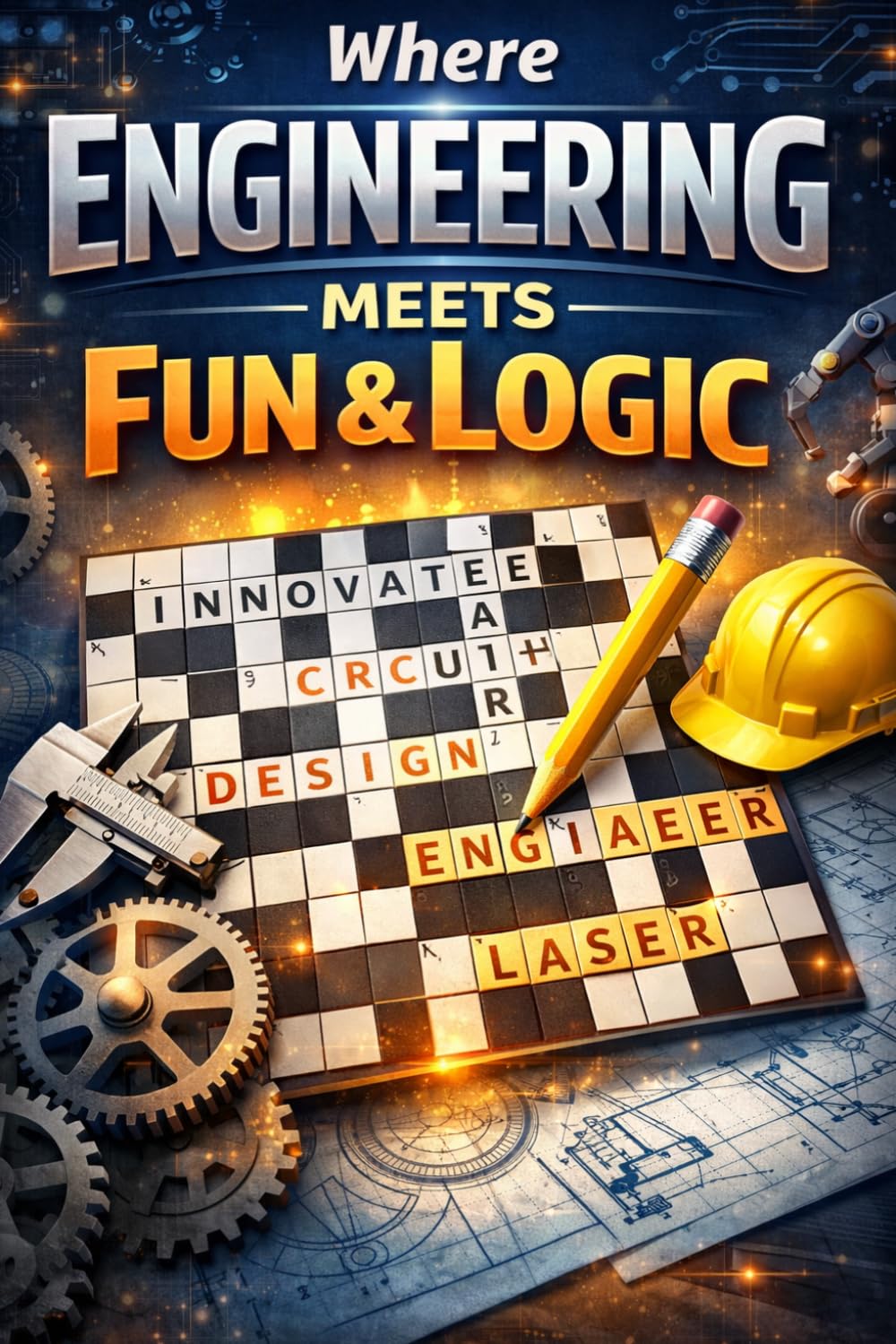 Where Engineering Meets Fun & Logic: A Challenging Engineering Crossword Puzzle Book to Boost Logic, Problem-Solving & Creative Thinking