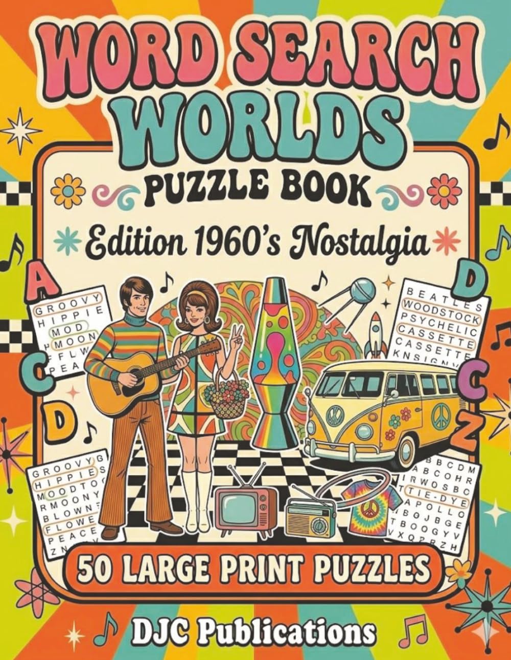 Word Search Worlds: Edition : 1960's Nostalgia (Word Search Worlds Edition - Nostalgia)