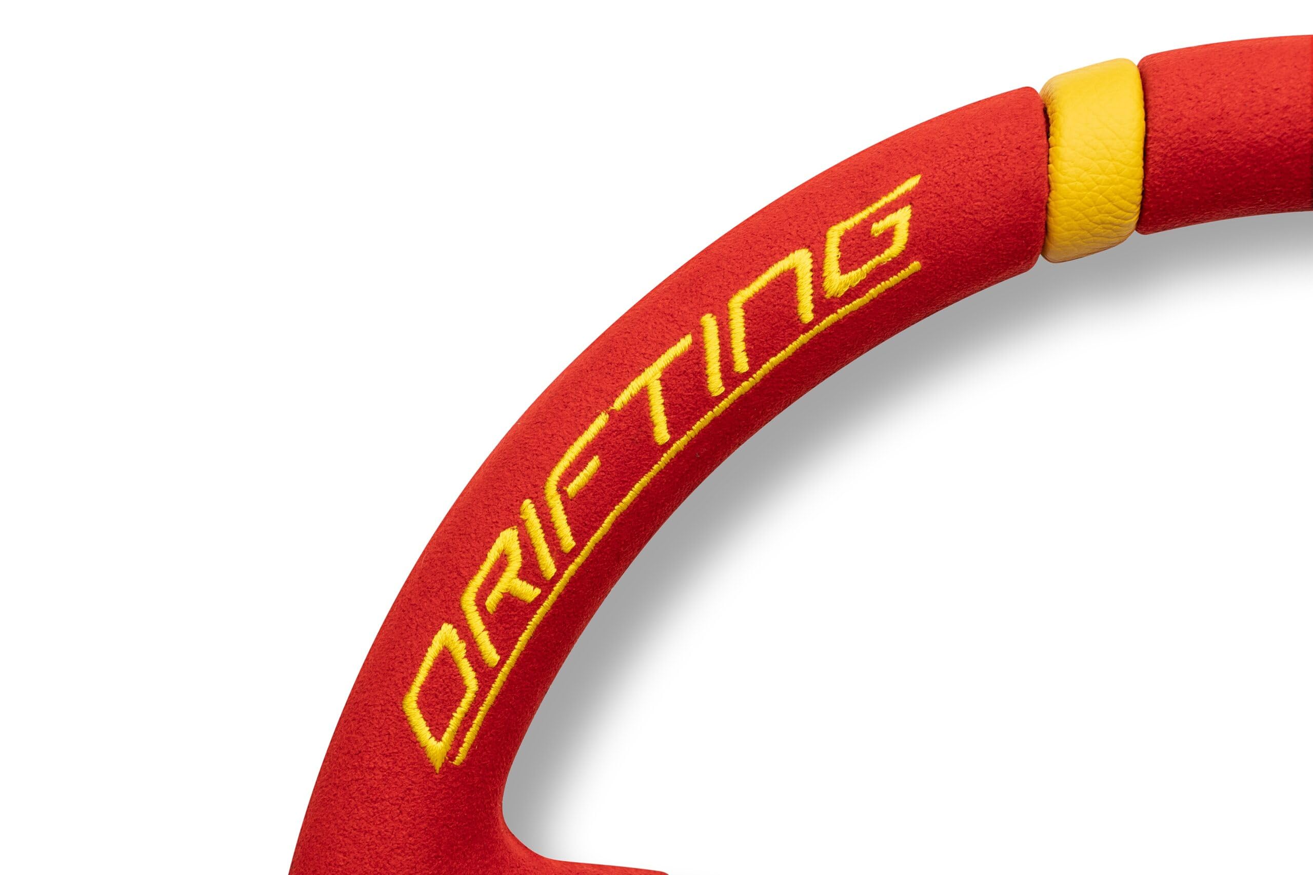 MOMO Drifting - Volante in microfibra, 350 mm, colore: Rosso/Raggi Antracite
