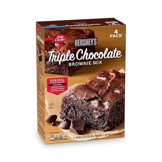 Betty Crocker's Hershey's Triple Chocolate Brownie Mix (20