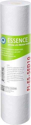 APEC Water Systems FI-ES-SED10 - Filtro de repuesto para sedimentos de 5 micrones, etapa 1, 10 pulgadas, para sistema debajo del fregadero disponible en Yaxa Costa Rica