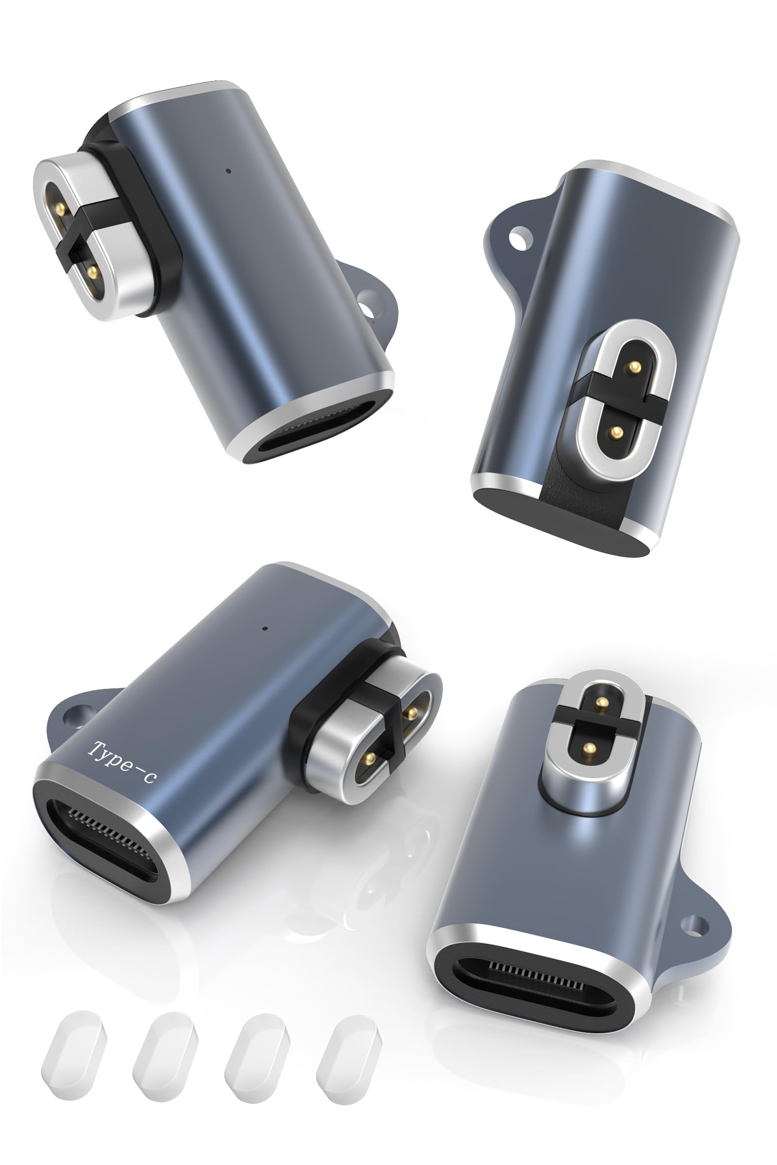 Yaekea 4Pack USB-C Adapter for Shokz Headphones Magnetic USB-C Charging Cable Adapter Compatible with Aftershokz Aeropex(AS800)/OpenComm(ASC100SG)/