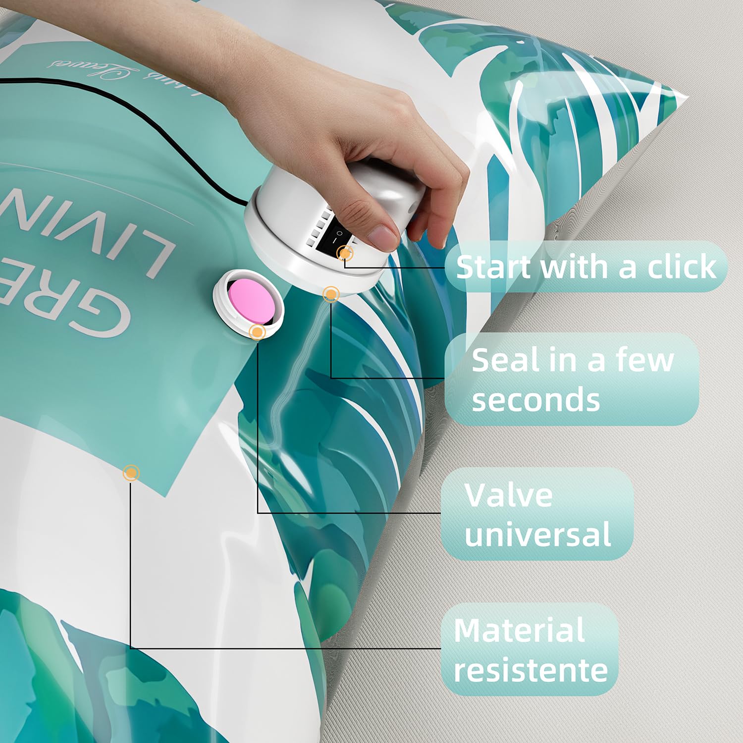 Sac Sous Vide Vetement - TWINBIRD - Pompe Électrique - 7 Pièces - Multi Sac Sous Vide Vetement - TWINBIRD - Pompe Électrique - 7 Pièces - Multi