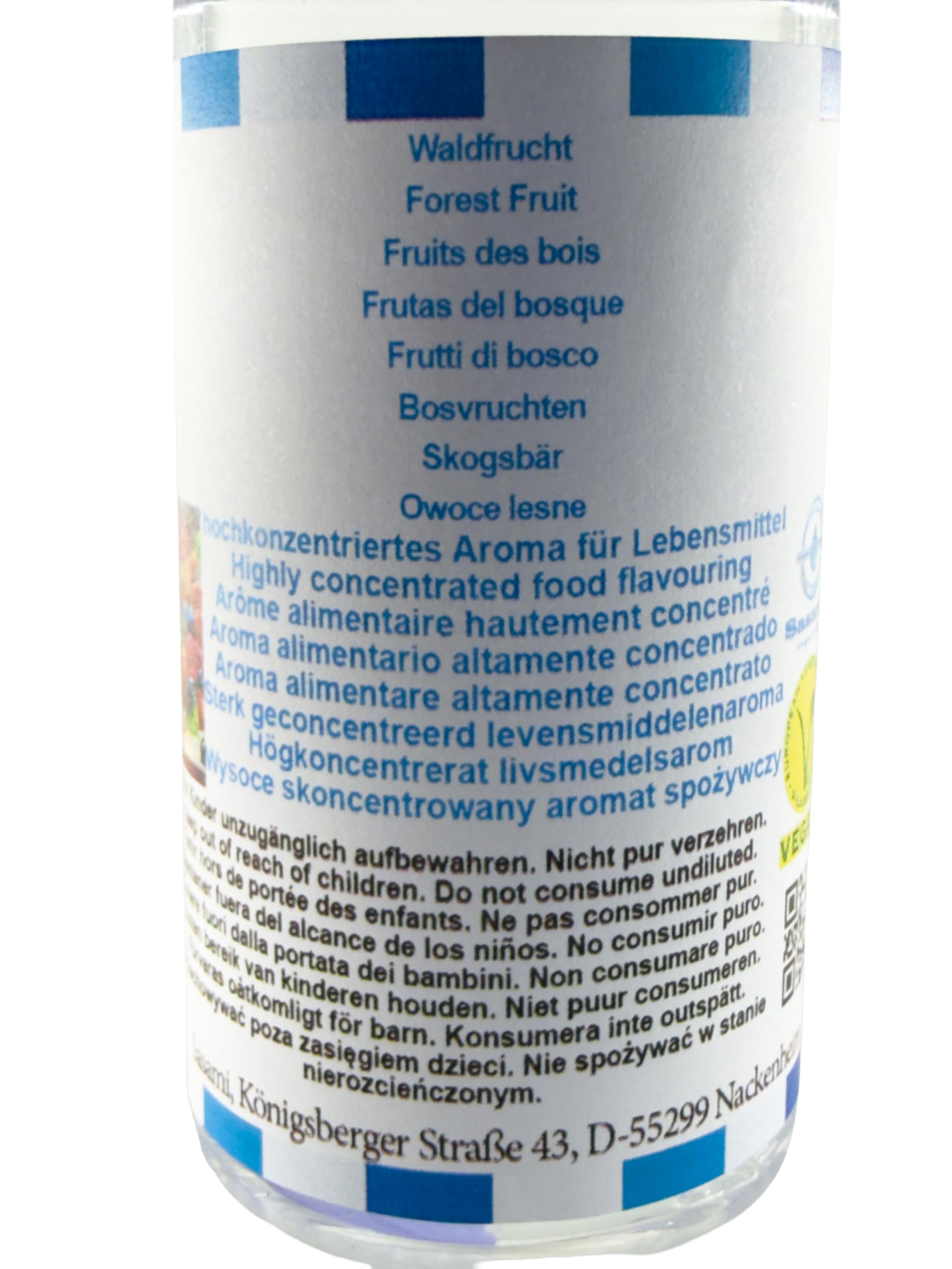 Frutti di bosco aroma concentrato - vegano - Sasami - 100ml