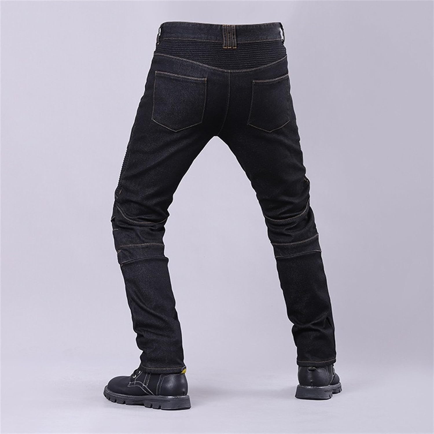 Knee Hip Removable Armored Pant Regular Motorcycle Pants Riding Jean Athletic Fit Jeans for Men
