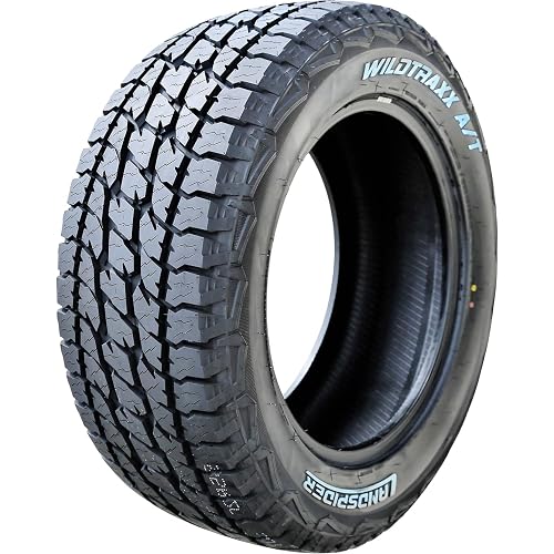 Set of 4 (FOUR) Landspider Wildtraxx A/T All-Terrain Off-Road Light Truck Radial Tires-LT265/60R20 265/60/20 265/60-20 121/118S Load Range E LRE 10-Ply RWL Raised White Letters