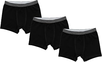 ORGANICKID Boys 100% Organic Cotton Underwear GOTS Certified Kids Toddler Boxer Briefs Pack of 3
