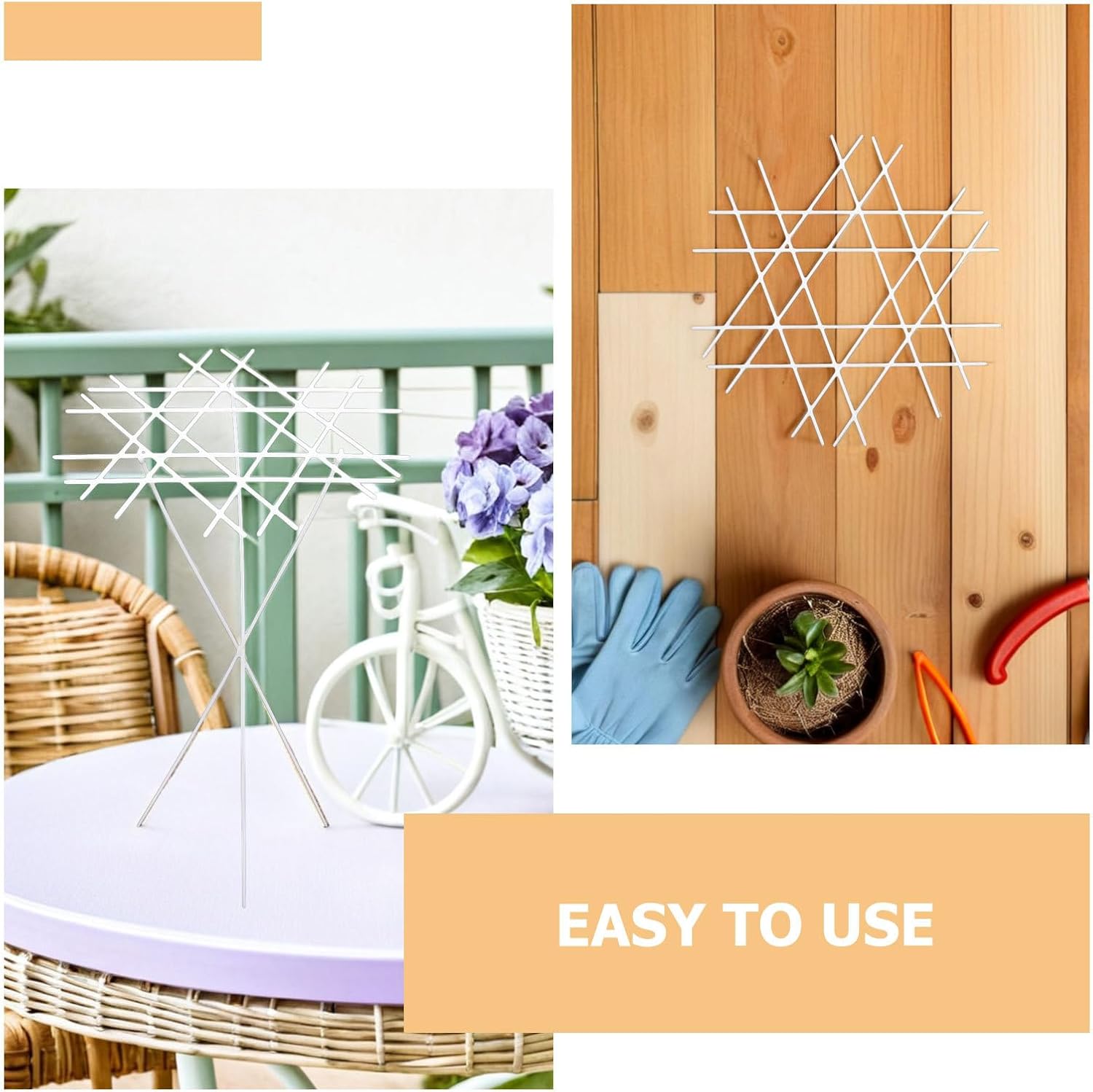 BETOOKY 4pcs Flower Arrangements Supplies: Reusable Spiral Bouquet Holders - Floral Arrangement Grids for Bouquets and Vases - Modern Flower Frog Tools