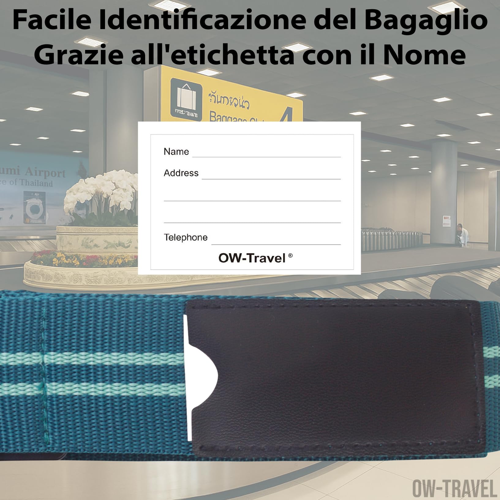 sourcing map Cinghie per bagagli 2 m di lunghezza regolabile cinture per valigia con serratura a combinazione per il nome di accessorio da viaggio, nero confezione da 3