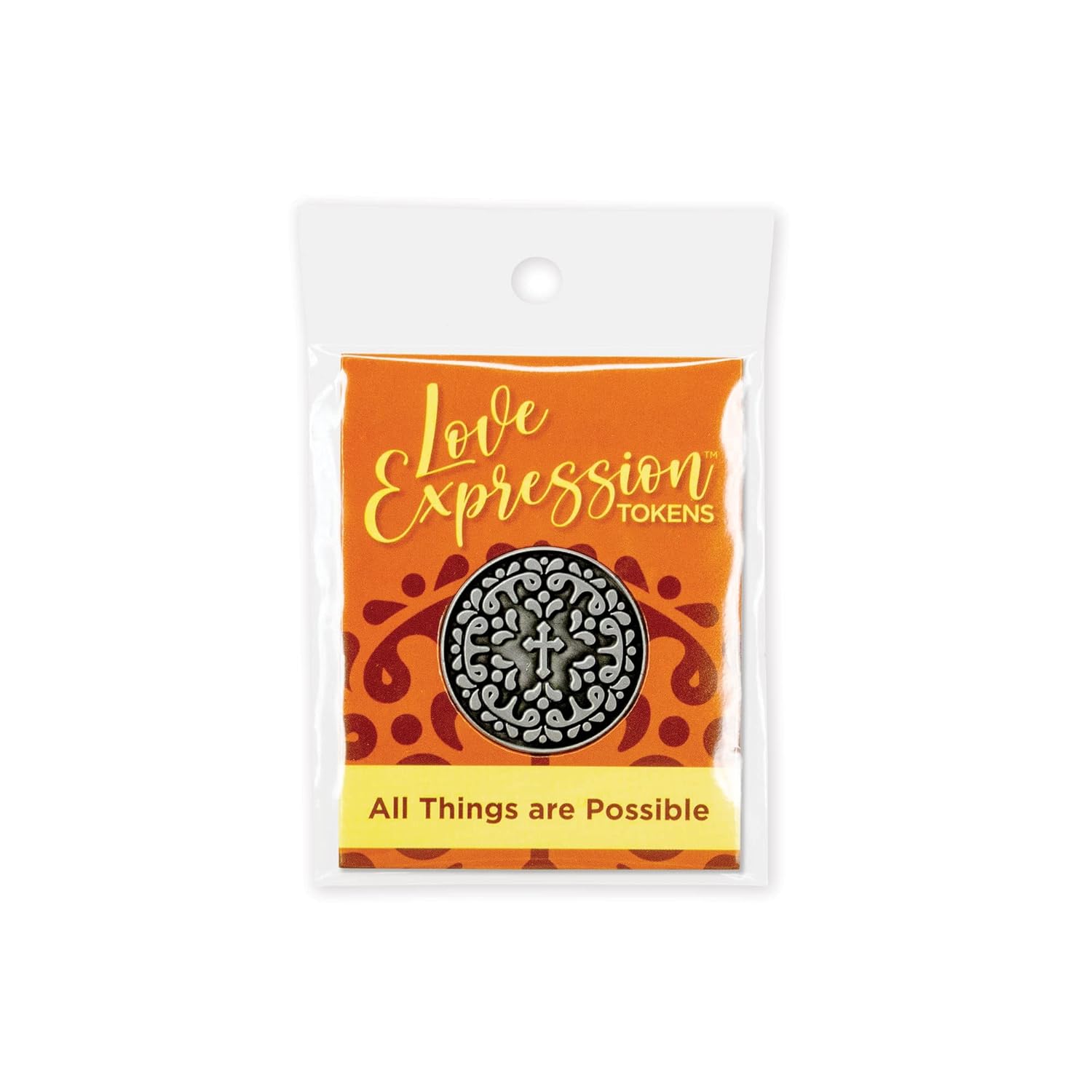 All Things Are Possible Love Expression Coin, Bulk Pack of 10 Gifts of Appreciation for Law Enforcement Police & Military, Keepsake Pocket Token of Prayer & Divine Protection for Men & Women, EDC Coin